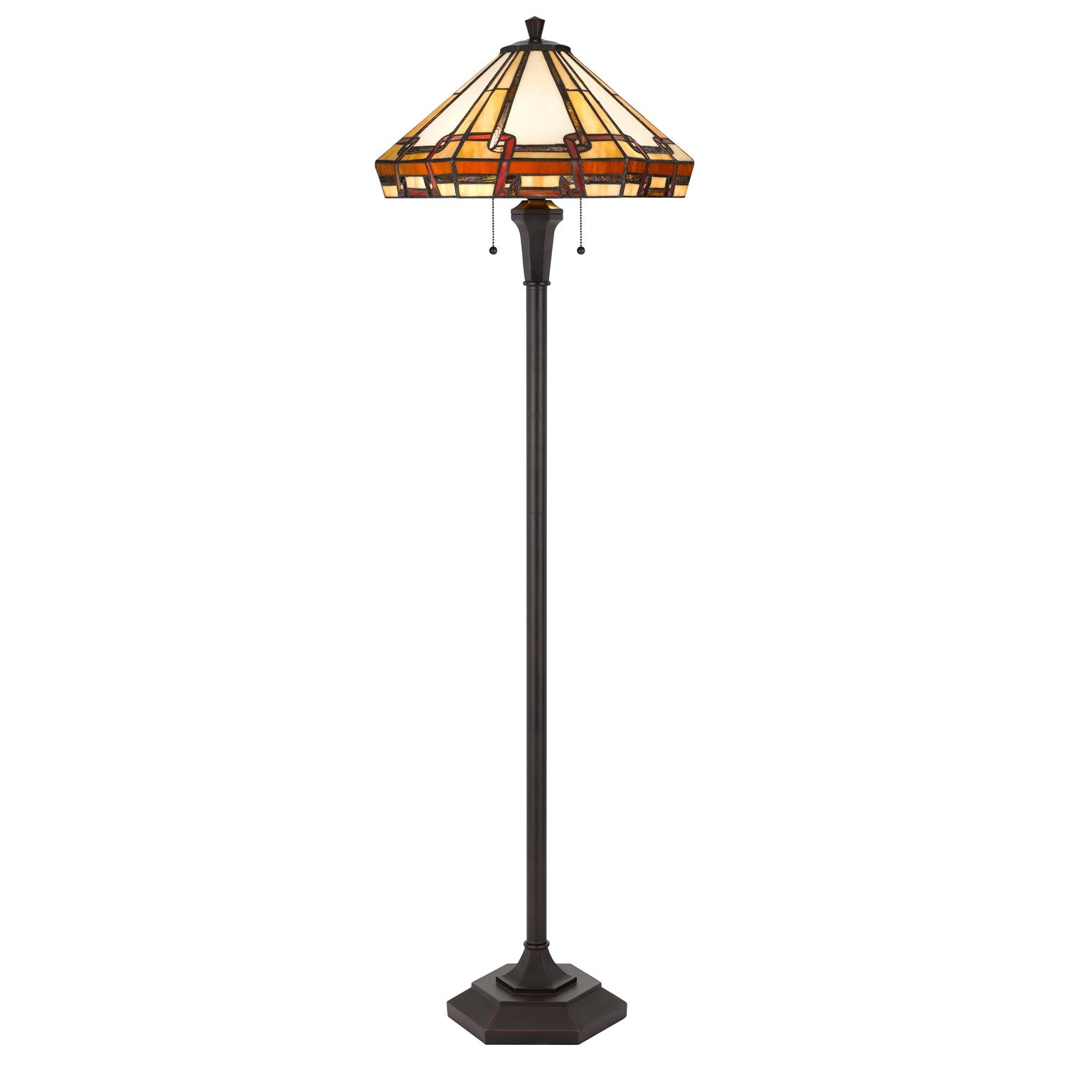 60W X 2  Table Lamp With Pull Chain Switch With Metal And Resin Lamp Body by CAL Lighting
