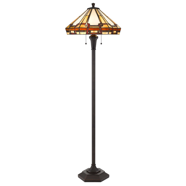 60W X 2  Table Lamp With Pull Chain Switch With Metal And Resin Lamp Body by CAL Lighting