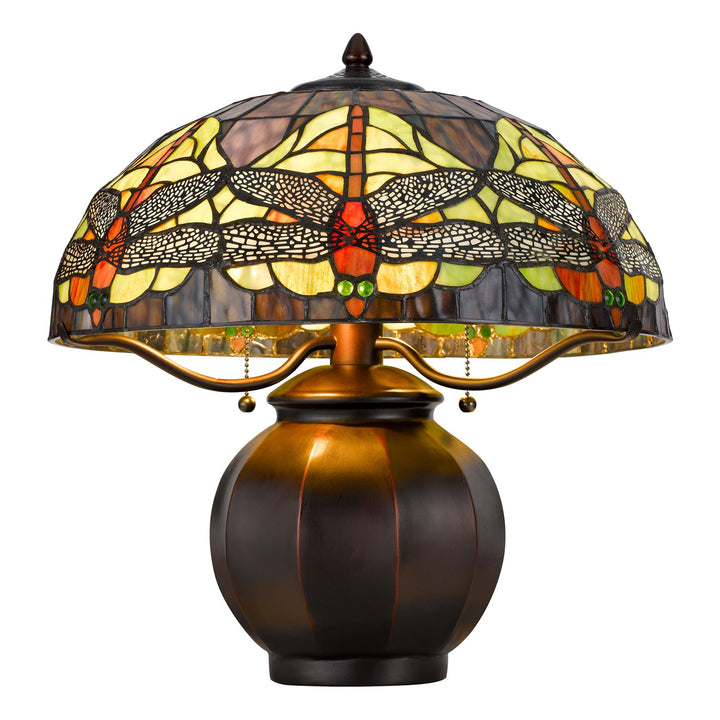 60W X 2  Table Lamp With Pull Chain Switch With Metal Lamp Body