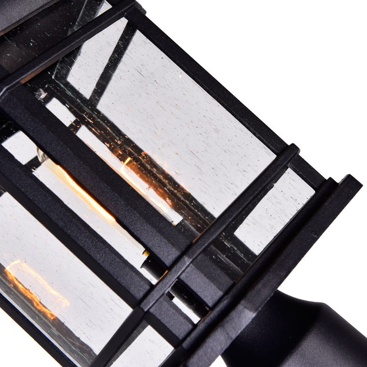 1 Light Outdoor Black Lantern Head