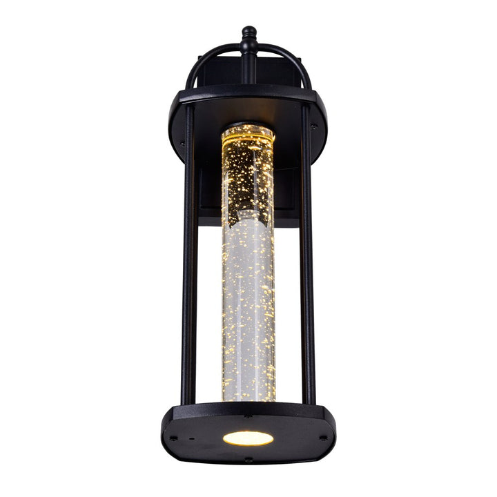 Led Outdoor Black Wall Lantern