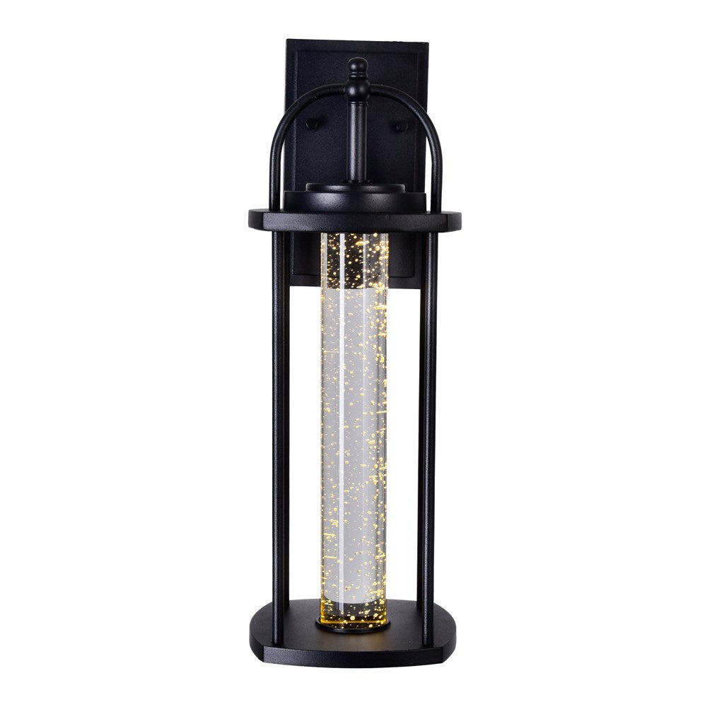 Led Outdoor Black Wall Lantern