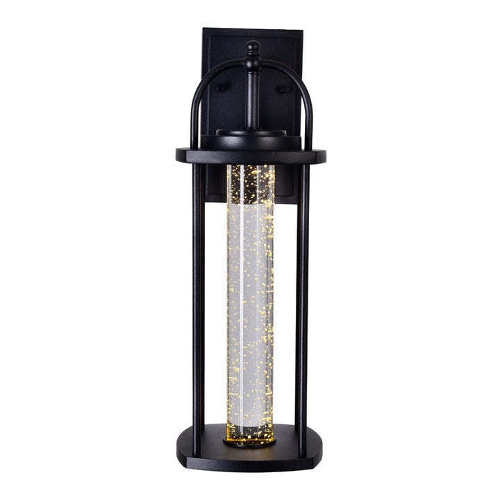 Led Outdoor Black Wall Lantern