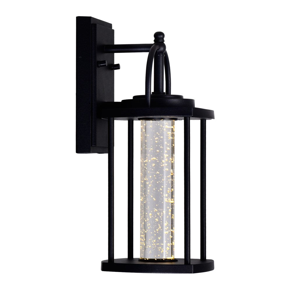 Led Outdoor Black Wall Lantern by CWI Lighting