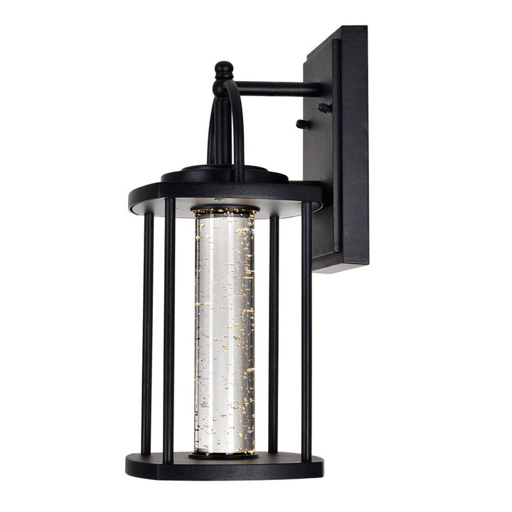 Led Outdoor Black Wall Lantern