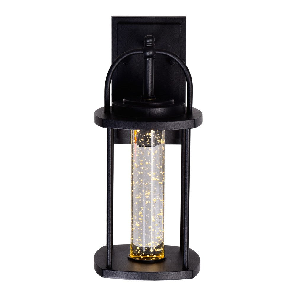 Led Outdoor Black Wall Lantern
