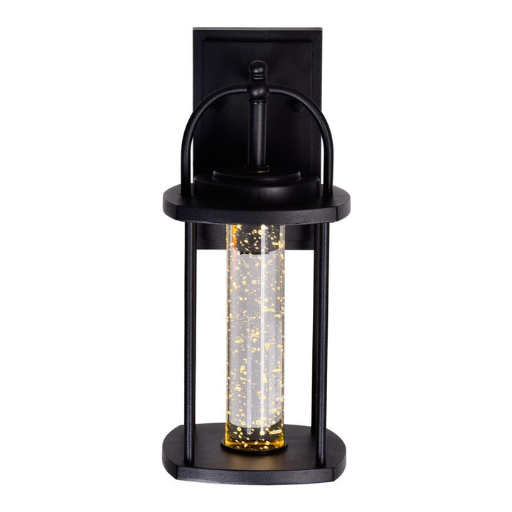 Led Outdoor Black Wall Lantern
