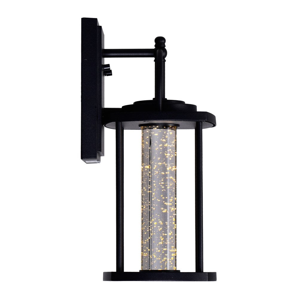 Led Outdoor Black Wall Lantern