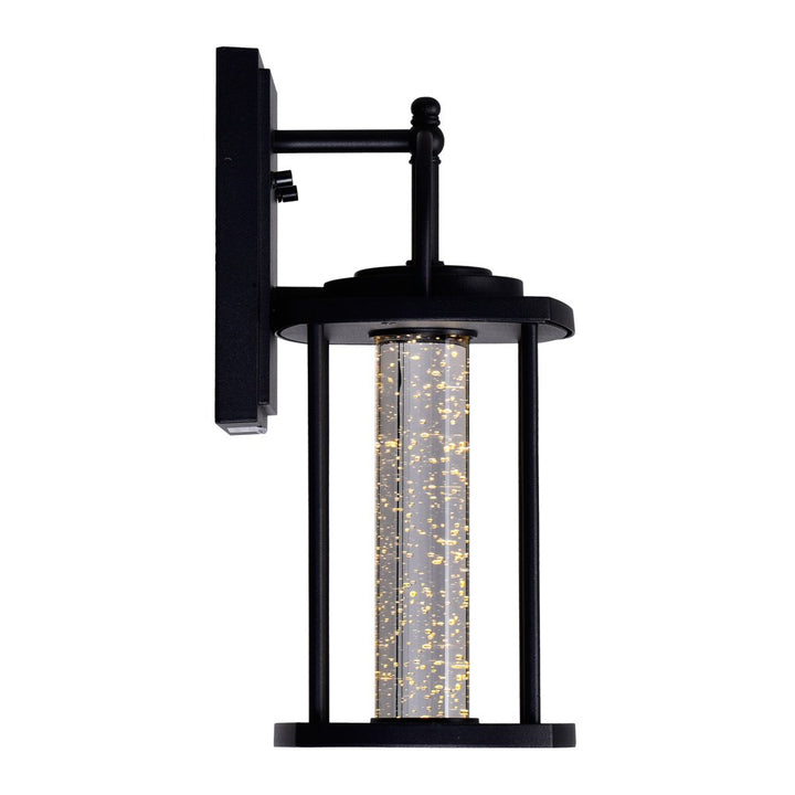 Led Outdoor Black Wall Lantern