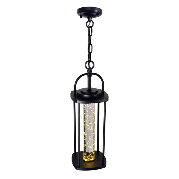 Led Outdoor Black Pendant