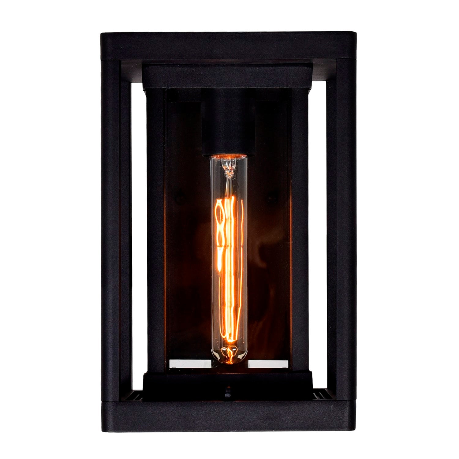 1 Light Black Outdoor Wall Light