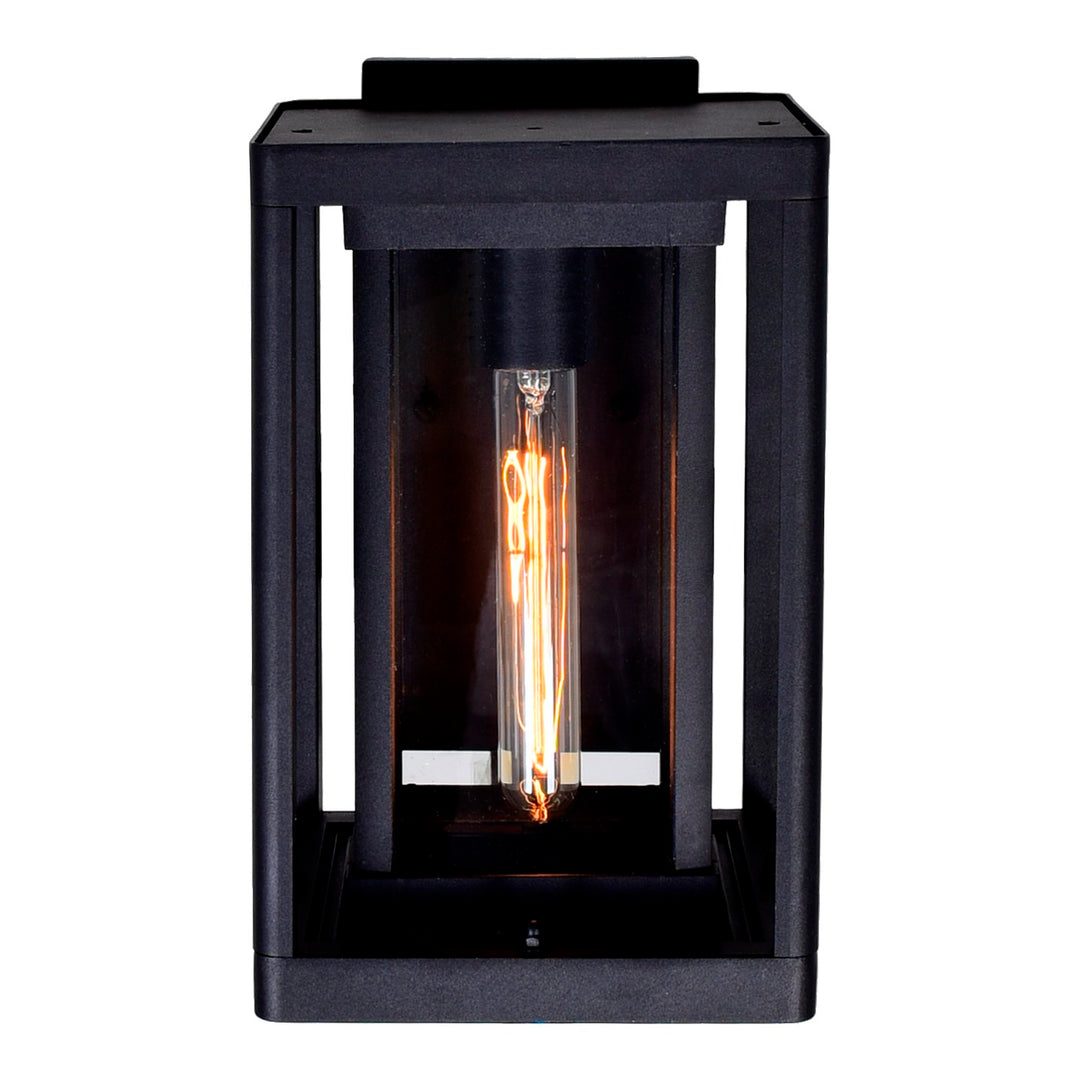 1 Light Black Outdoor Wall Light