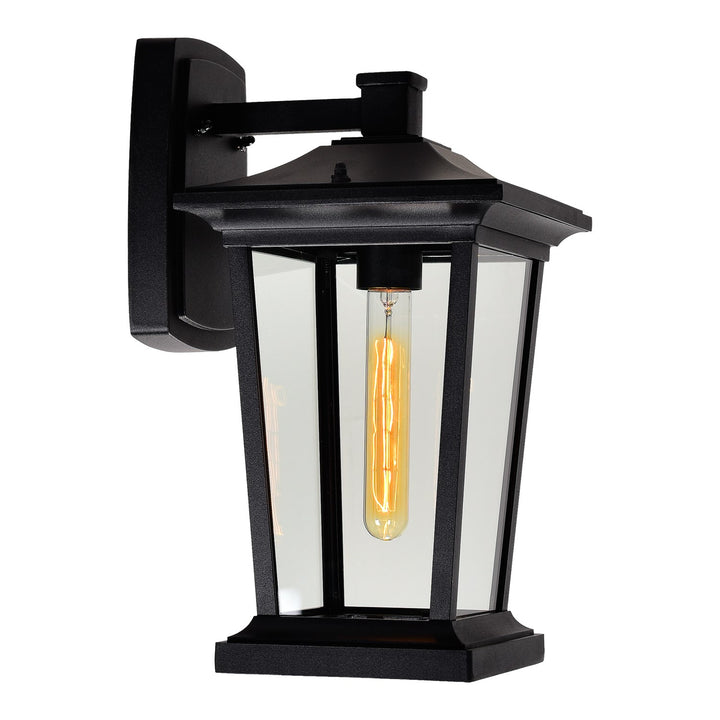 1 Light Black Outdoor Wall Light by CWI Lighting
