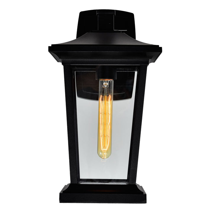 1 Light Black Outdoor Wall Light