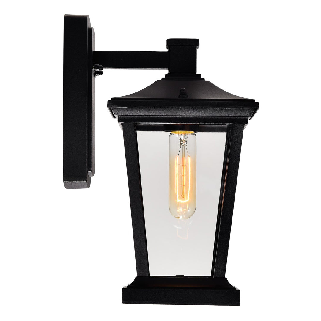 1 Light Black Outdoor Wall Light