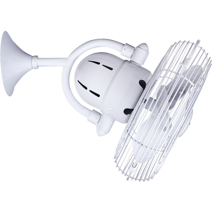 loss White Ceiling Fan And Wall Fan by Matthews Fan Company