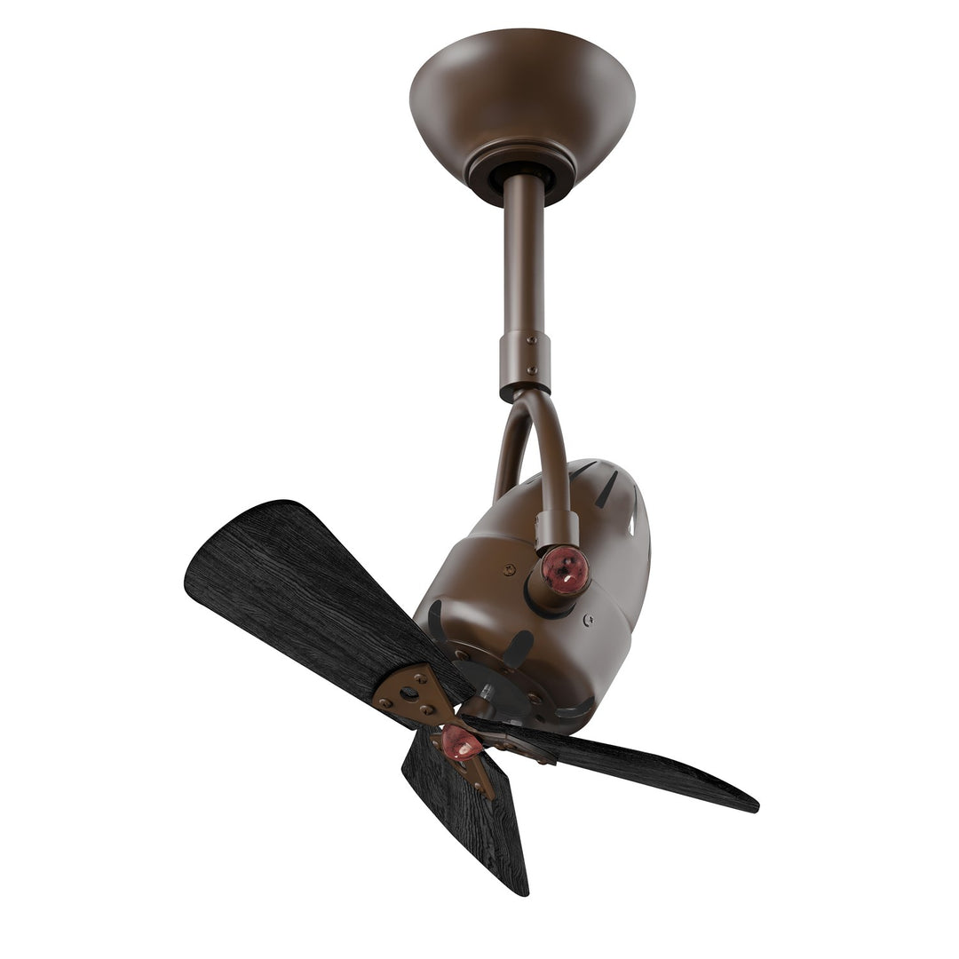 extured Bronze-Matte Black Wood Blades by Matthews Fan Company