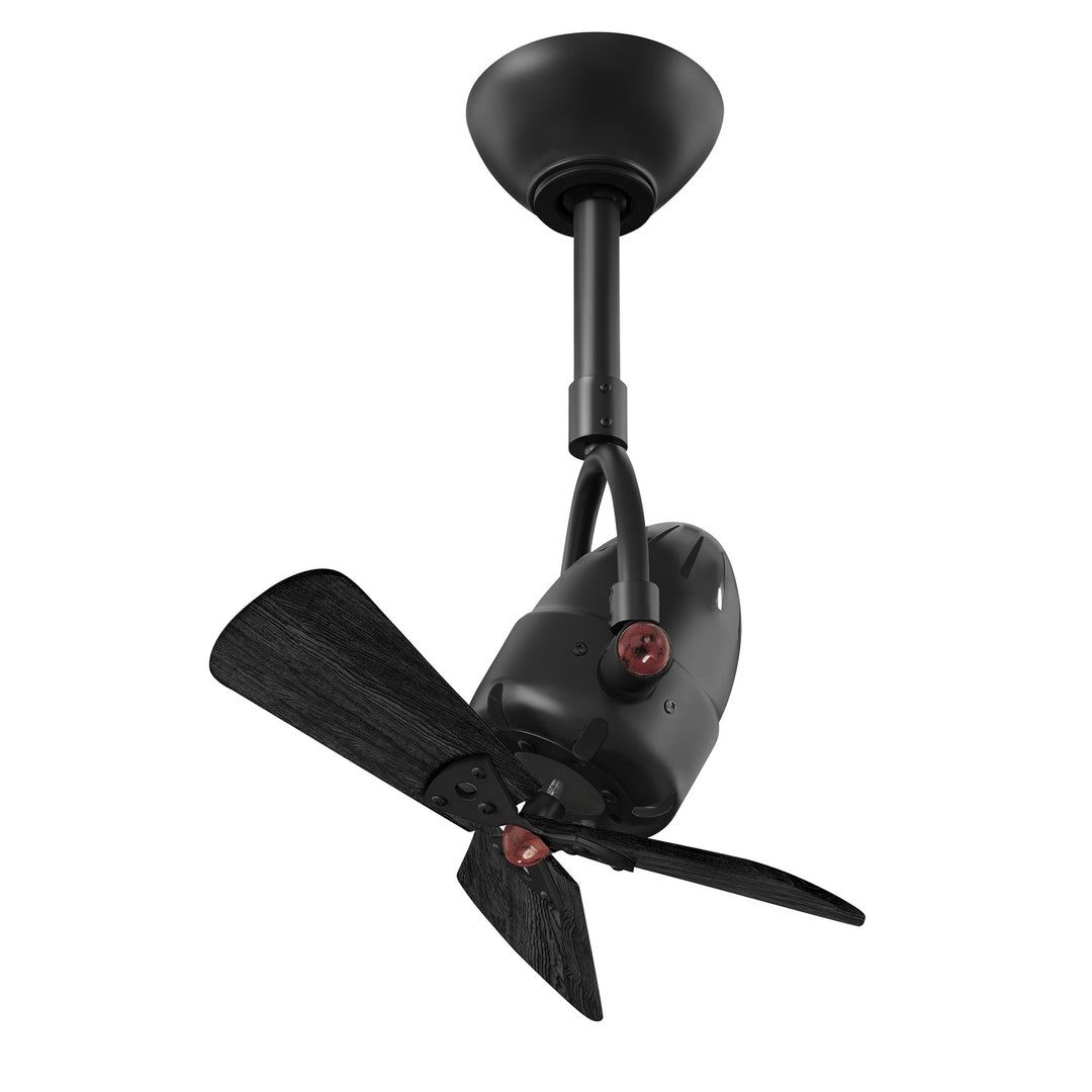 atte Black-Matte Black Wood Blades by Matthews Fan Company