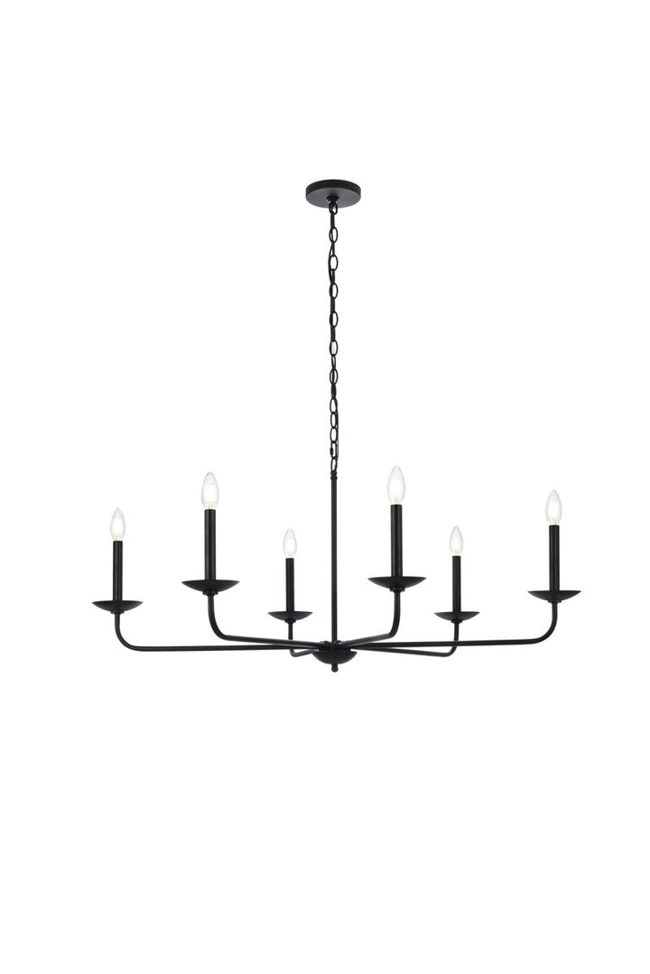 42 Inch Pendant In Black by Living District