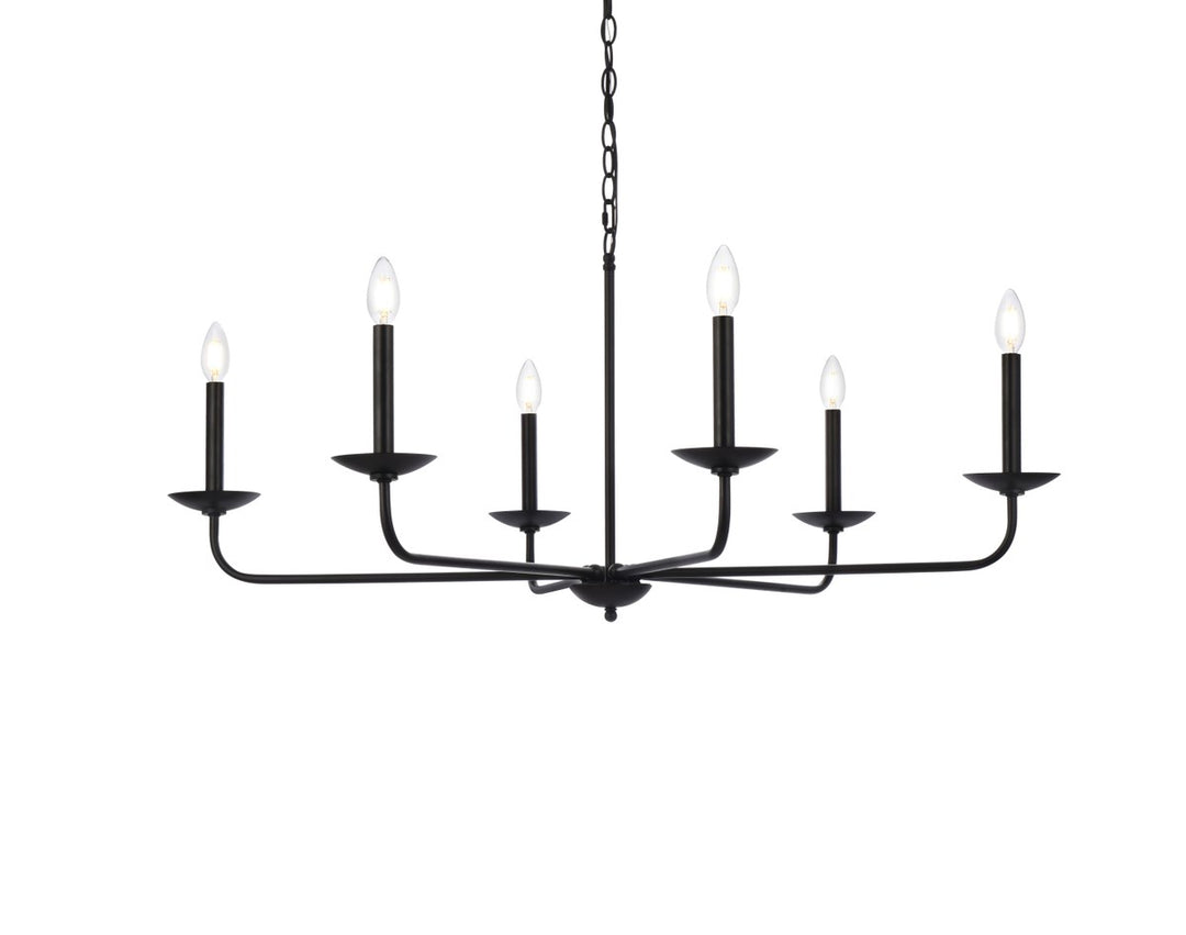 42 Inch Pendant In Black