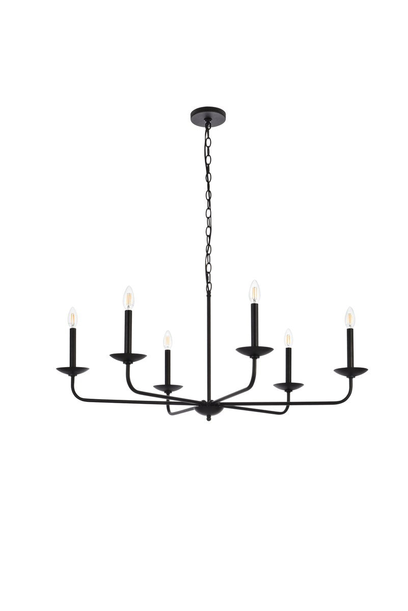 42 Inch Pendant In Black