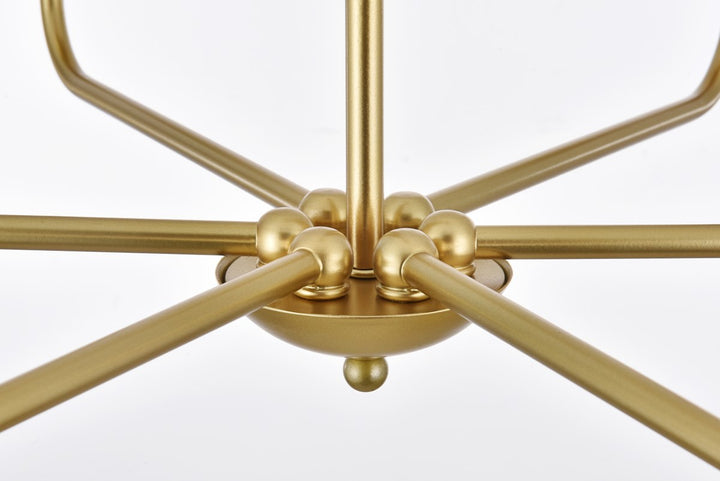 36 Inch Pendant In Brass