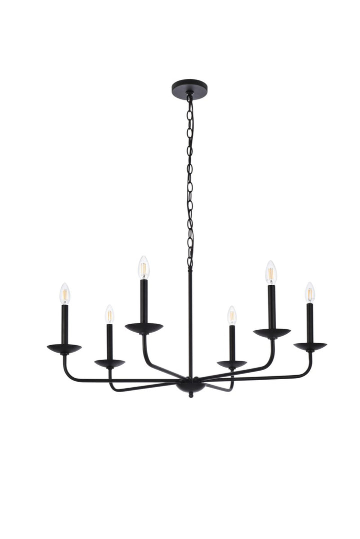 36 Inch Pendant In Black