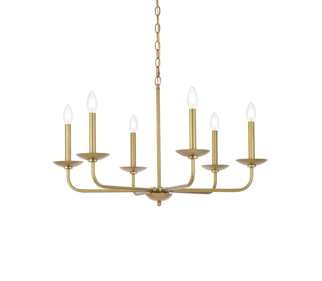 30 Inch Pendant In Brass