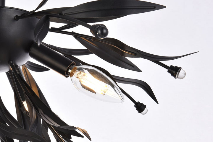 18.5 Inch Flush Mount In Black
