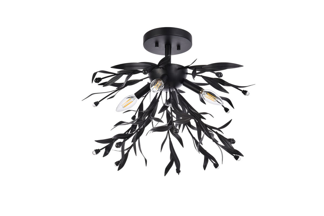 18.5 Inch Flush Mount In Black