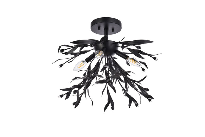 18.5 Inch Flush Mount In Black