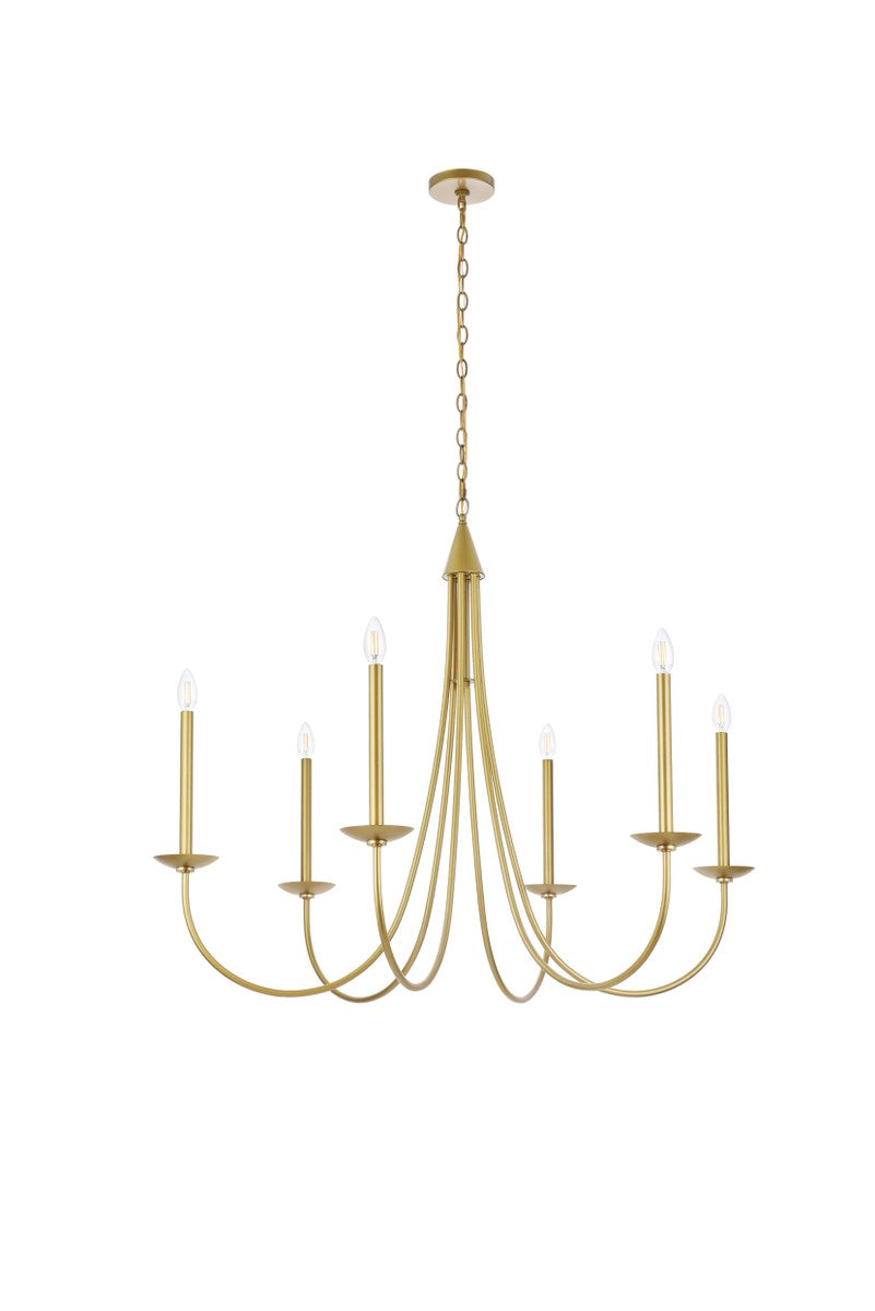 42 Inch Pendant In Brass