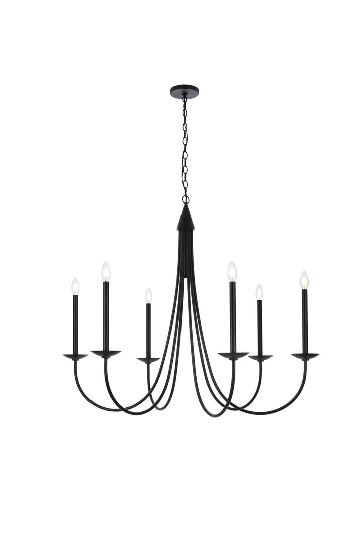 42 Inch Pendant In Black by Living District