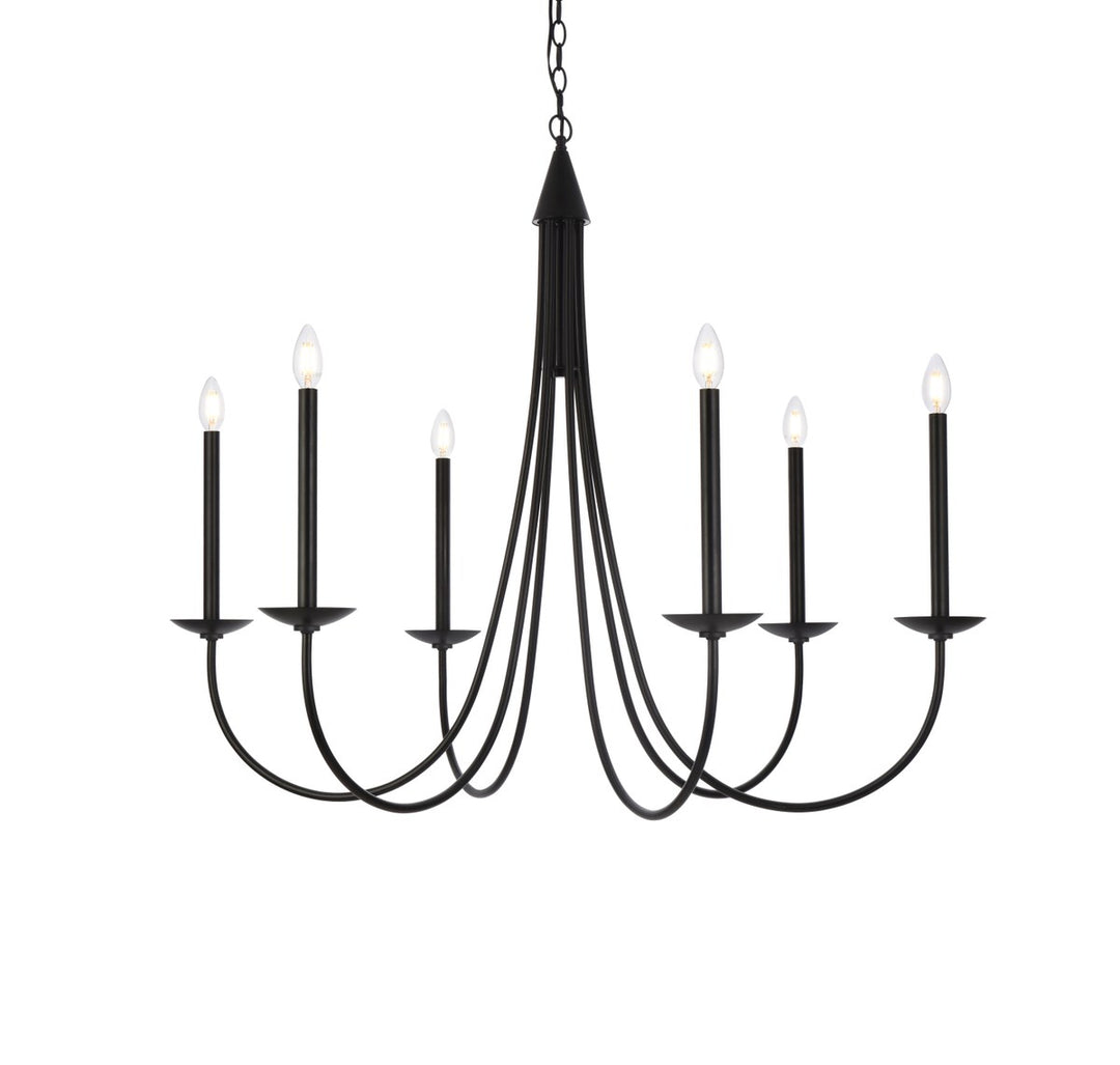 42 Inch Pendant In Black