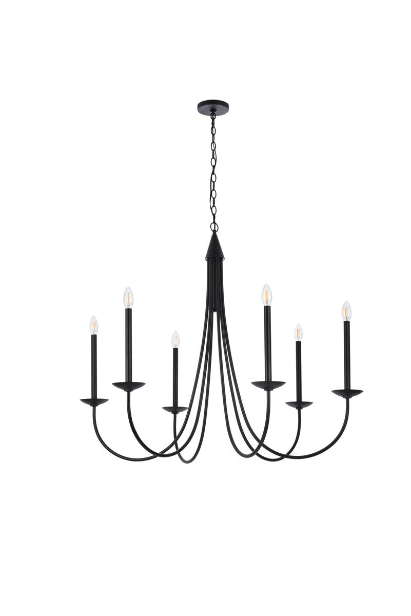 42 Inch Pendant In Black