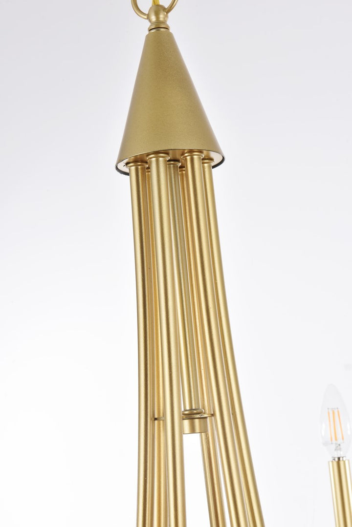 36 Inch Pendant In Brass