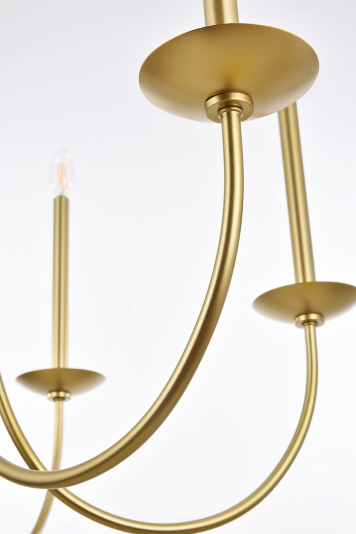 36 Inch Pendant In Brass