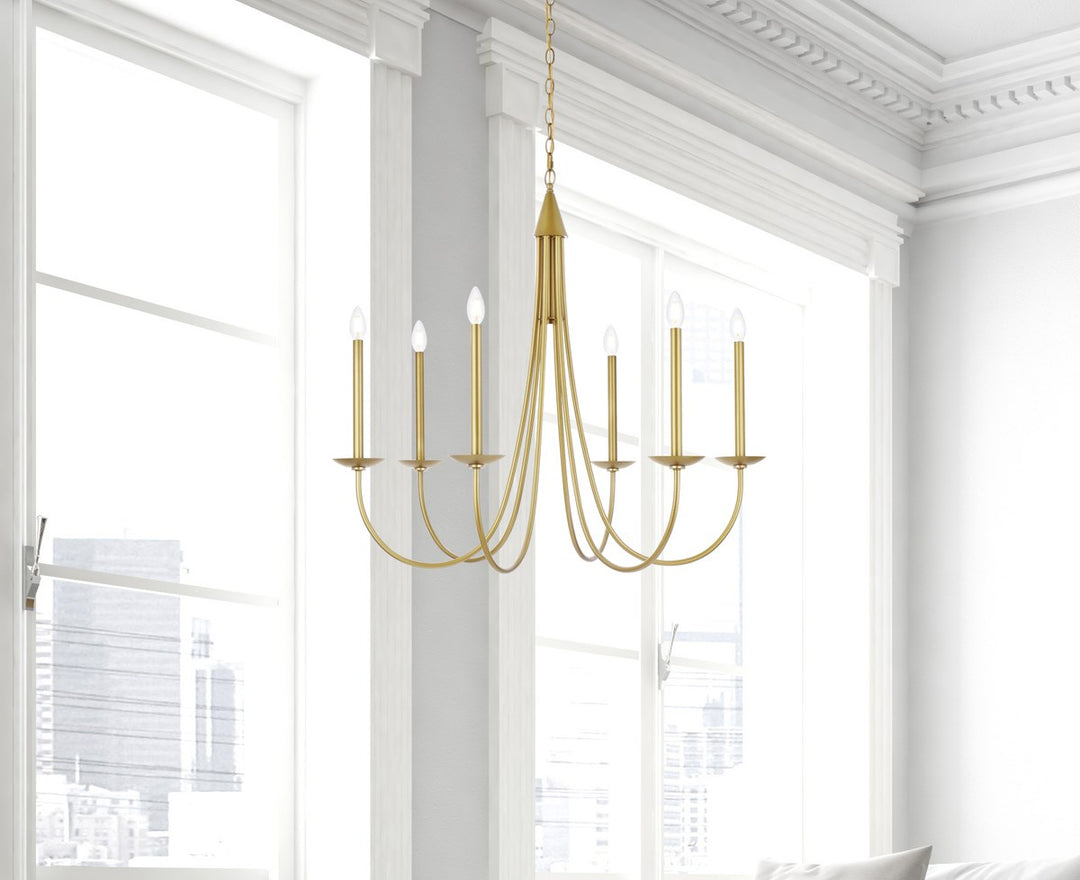 36 Inch Pendant In Brass