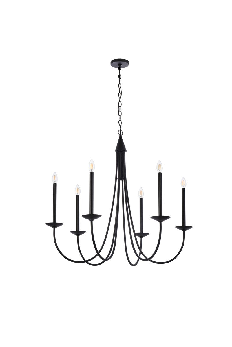 36 Inch Pendant In Black