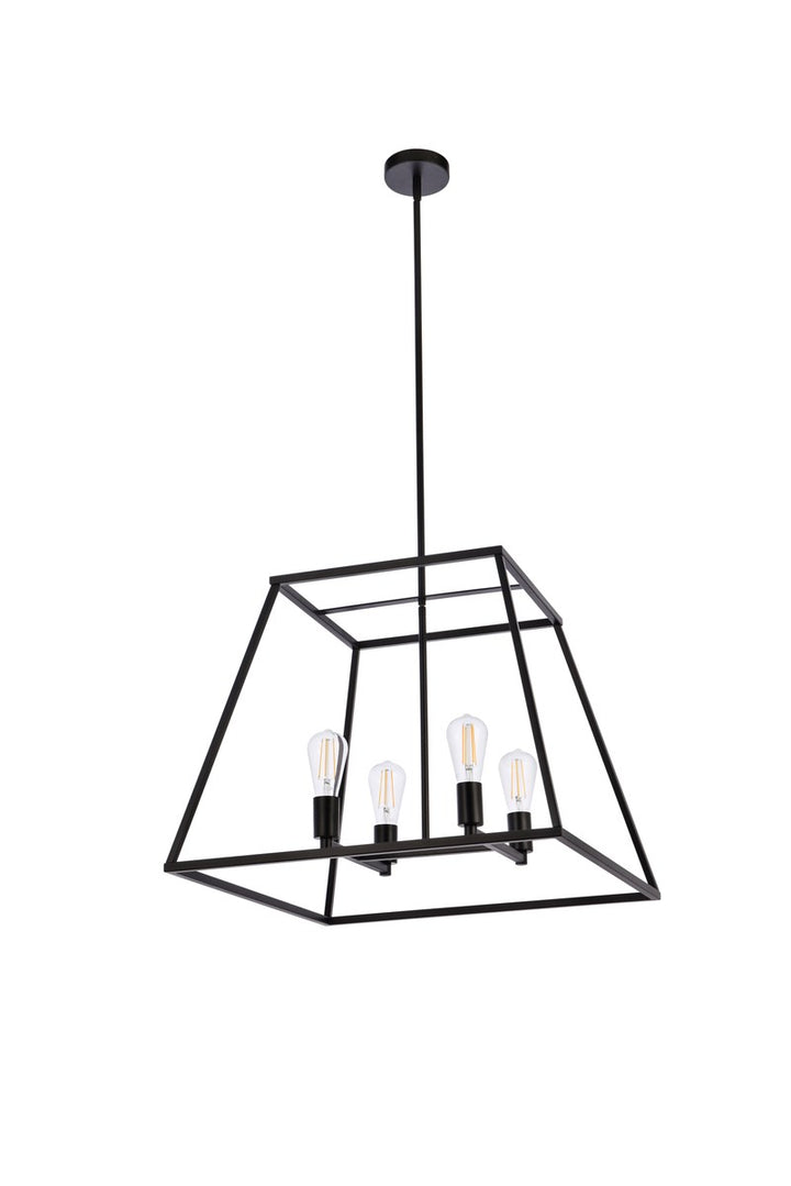 24 Inch Pendant In Black
