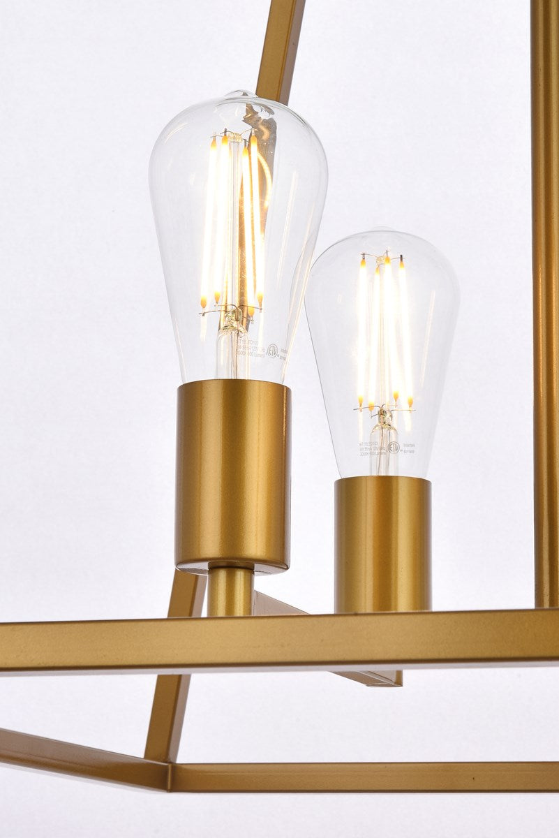 20 Inch Pendant In Brass