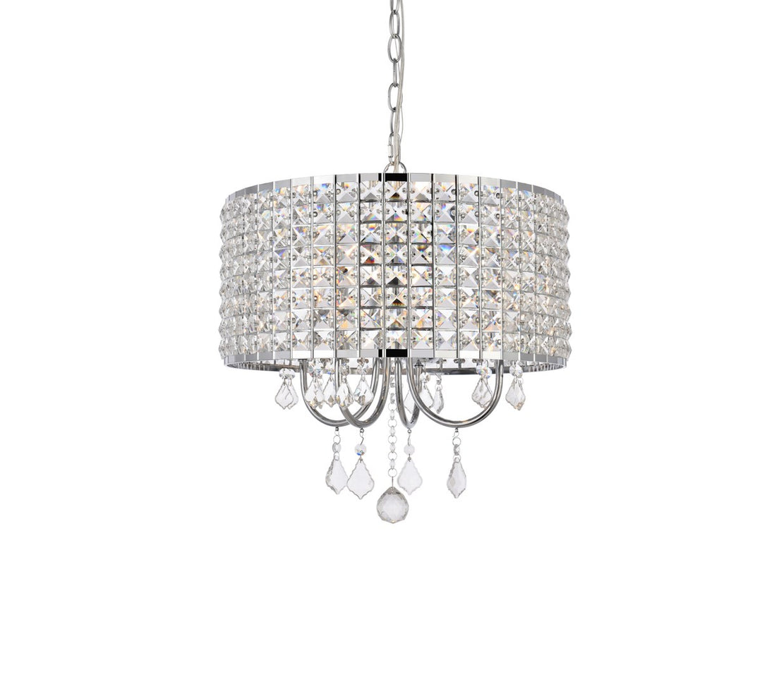 17 Inch Pendant In Chrome