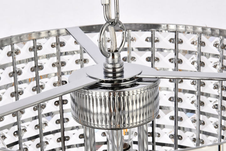 17 Inch Pendant In Chrome
