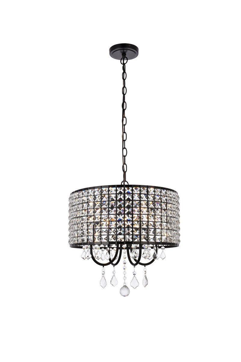 17 Inch Pendant In Black by Living District