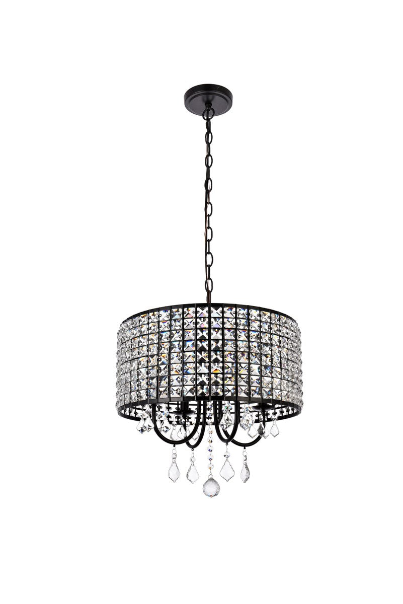 17 Inch Pendant In Black