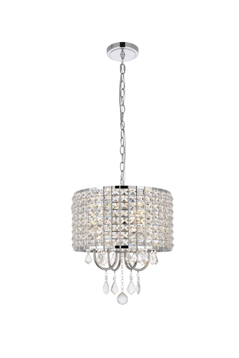 14 Inch Pendant In Chrome by Living District