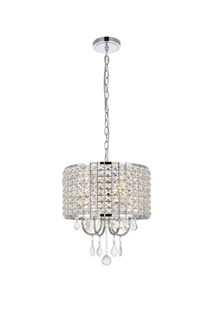 14 Inch Pendant In Chrome by Living District