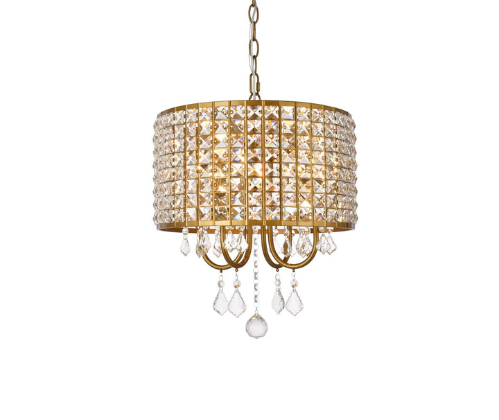 14 Inch Pendant In Brass