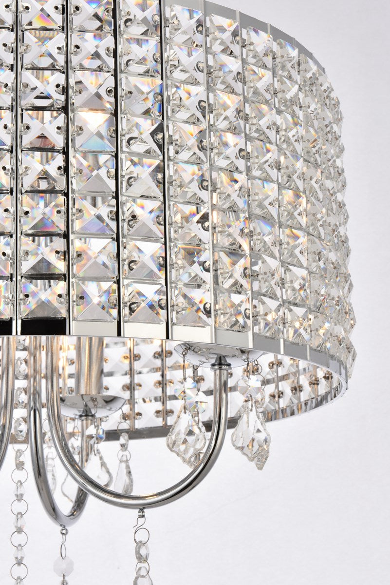 17 Inch Flush Mount In Chrome
