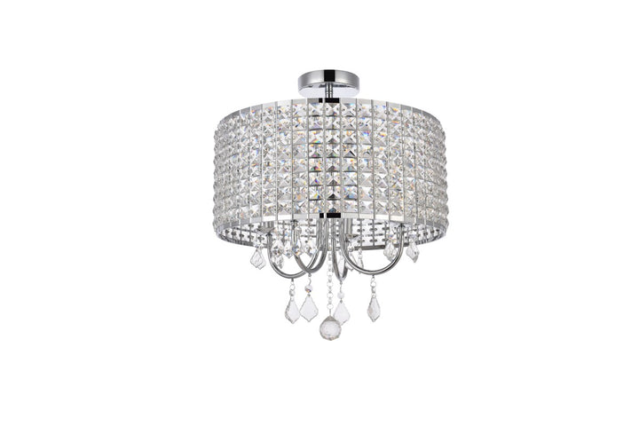 17 Inch Flush Mount In Chrome
